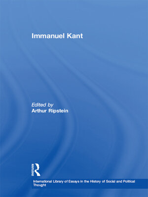 cover image of Immanuel Kant